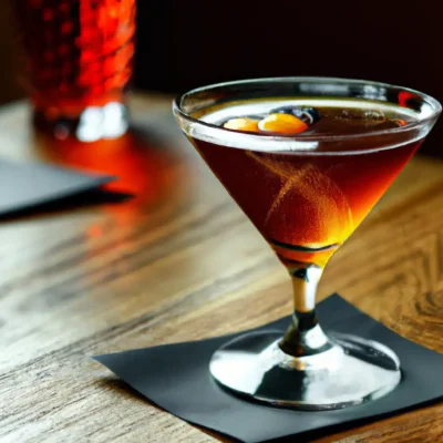 Manhattan Bourbon Cocktail Recipe