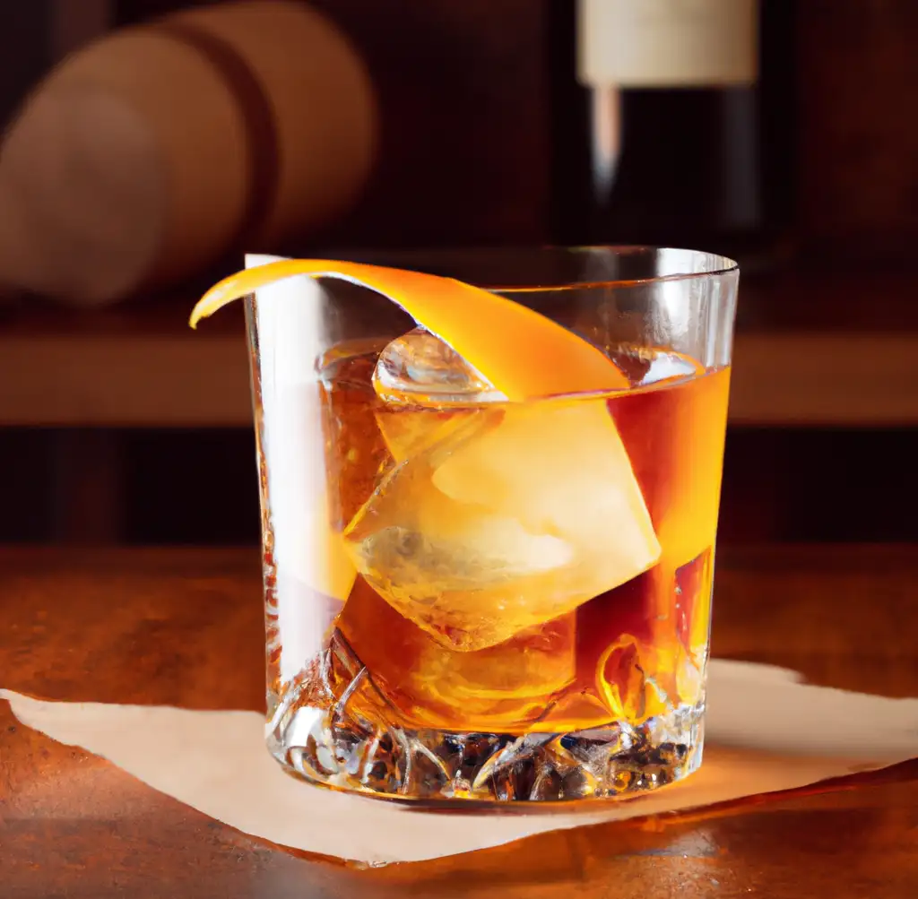 Old Fashioned Bourbon Classic Cocktail Recipe