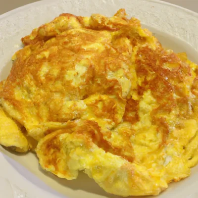 Folded Eggs Omelette: Quick And Easy Breakfast