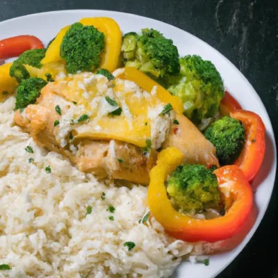 Cheesy Chicken and Rice in One-pan: The Ultimate Comfort Food!