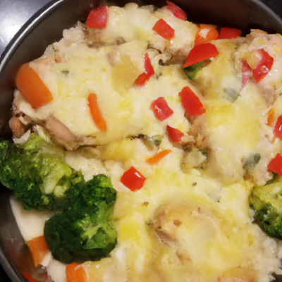 Cheesy Chicken and Rice in One-pan: The Ultimate Comfort Food!