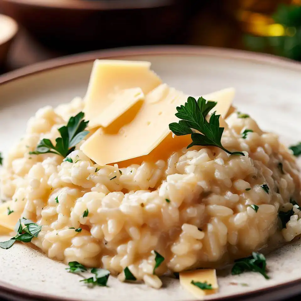 Easy Risotto Recipe with Parmesan
