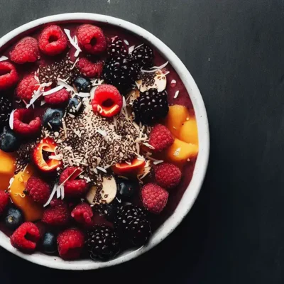 Berry Acai Bowl: A Refreshing and Healthy Breakfast with Summer Fruits